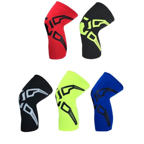 2 PCS Basketball Knee Pads Summer Leg Protection Cover Outdoor Football Riding Running Sporting Goods Protective Gear, Specification: M (Blue) - Image 2