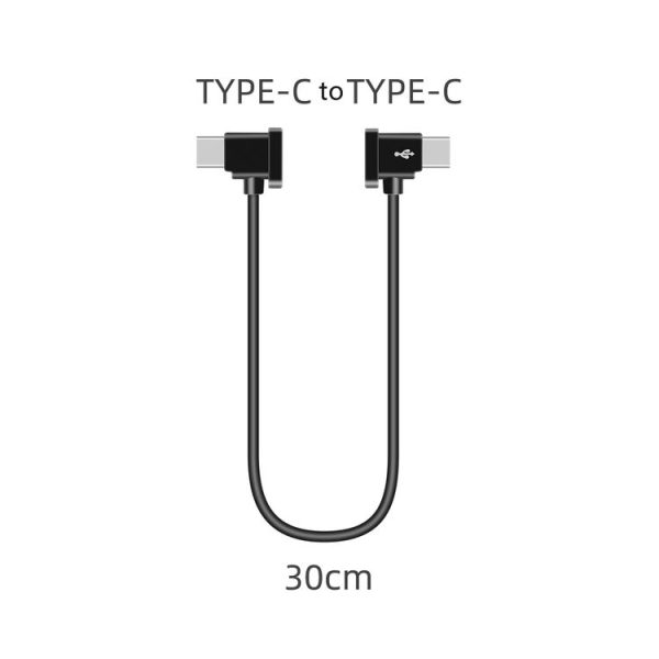 Sunnylife TY-X9304 Suitable For DJI Mavic Air 2S / DJI FPV Flight Glasses V2 / Mavic Mini2 / Osmo Pocket 2 Mobile Phone Tablet Cable 30cm Type-C to Type-C Cable - Image 2