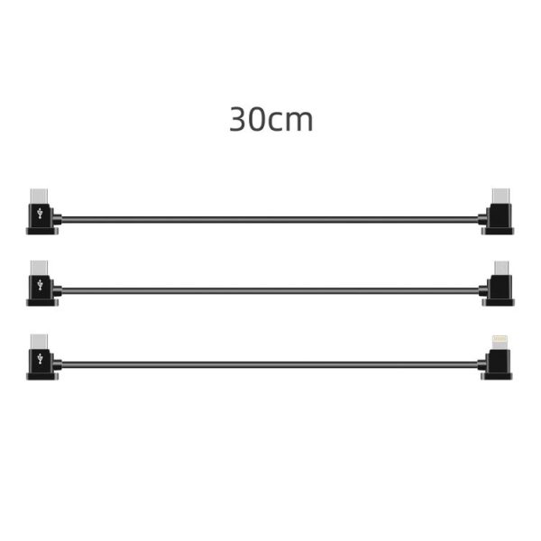 Sunnylife TY-X9304 Suitable For DJI Mavic Air 2S / DJI FPV Flight Glasses V2 / Mavic Mini2 / Osmo Pocket 2 Mobile Phone Tablet Cable 30cm Type-C to Type-C Cable - Image 3