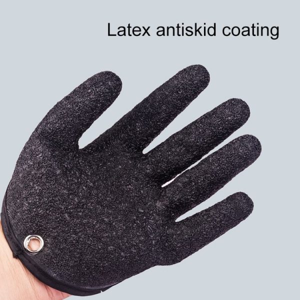 1 Pair Anti-Skid Catch Fish Latex Gloves Stab-resistant Waterproof Fishing Gloves, Specification: Left+Right - Image 3