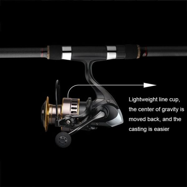 All Metal Rocker Arm Smooth Fishing Reel Spinning Reel, Spec: HE-4000 (EVA Grip) - Image 5