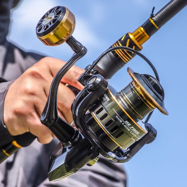 All Metal Rocker Arm Smooth Fishing Reel Spinning Reel, Spec: HE-4000 (EVA Grip) - Image 7