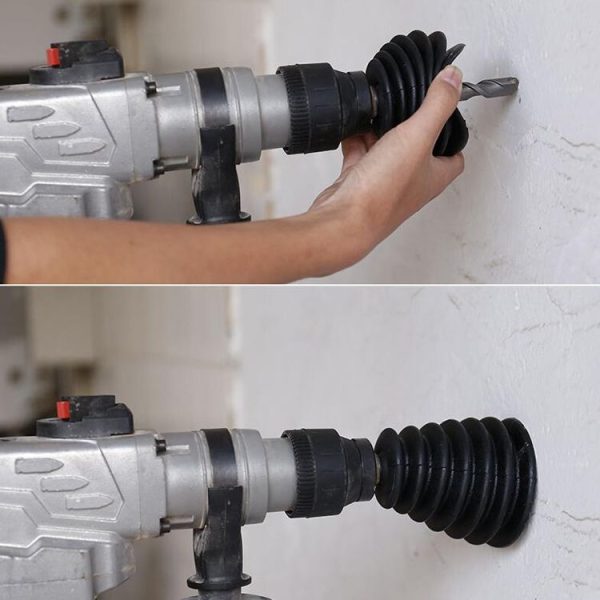 2 PCS Electric Hammer Dust Cover Dust Collection Bowl Impact Drill Accessories (Black) - Image 6