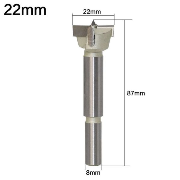22mm Woodworking Drill Bit Hole Opener Round Lengthened Wooden Door Drill - Image 2