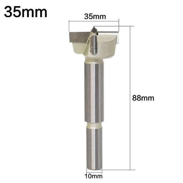 35mm Woodworking Drill Bit Hole Opener Round Lengthened Wooden Door Drill - Image 2