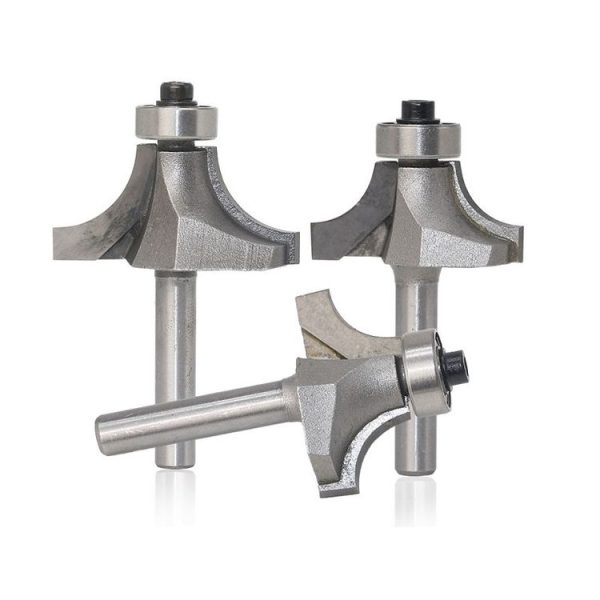 4 PCS / Set Round Corner Woodworking Cutter Trimming Machine Alloy Cutter Head - Image 5