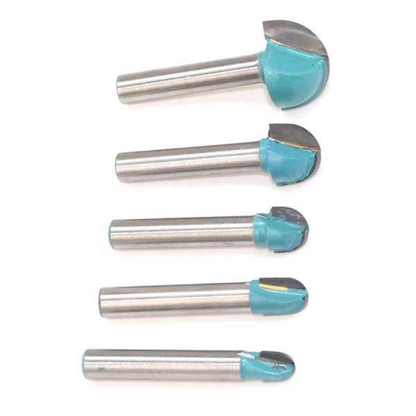 5 PCS / Set 6-18mm 6 Shank Lace Round Cutter Woodworking Relief Milling Cutter - Image 5