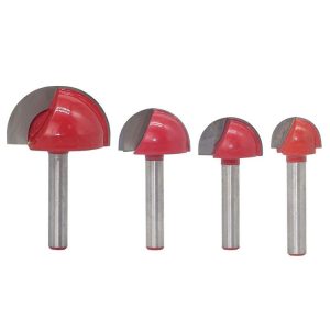 4 PCS / Set 16-32mm 6 Shank Lace Round Cutter Woodworking Relief Milling Cutter
