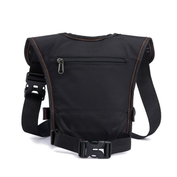 HaoShuai 5126 Outdoor Riding Leg Bag Multifunctional Sports Men Chest Bag Portable Waist Bag Messenger Bag (Navy Blue) - Image 5