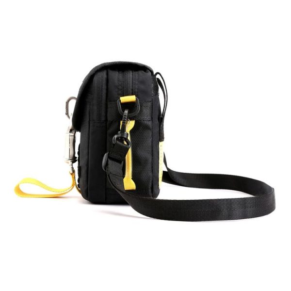 HaoShuai 345 Crossbody Small Bag Casual Men Shoulder Bag Outdoor Sports Waist Bag (Army Green) - Image 4