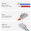 10pcs SPL-42 2 In 4 Out Colorful Quick Line Terminal Multi-Function Dismantling Wire Connection Terminal - Image 5