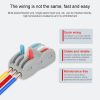 5pcs LT-3 3 In 3 Out Colorful Quick Line Terminal Multi-Function Dismantling Wire Connection Terminal - Image 3