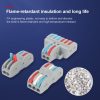 5pcs LT-3 3 In 3 Out Colorful Quick Line Terminal Multi-Function Dismantling Wire Connection Terminal - Image 7