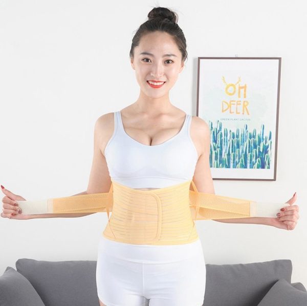Breathable Waist Belt Steel Plate Support Waist Fixed Lumbar Support Sports Waist Belt, Specification: S - Image 4