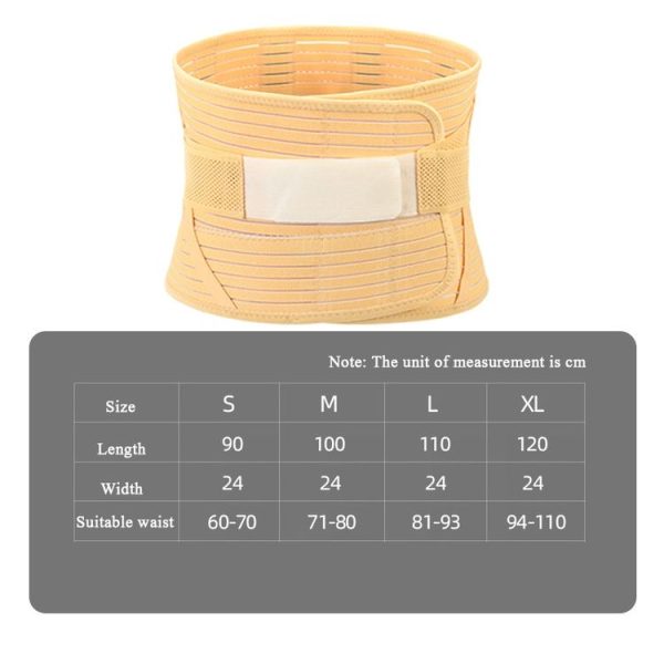 Breathable Waist Belt Steel Plate Support Waist Fixed Lumbar Support Sports Waist Belt, Specification: S - Image 6