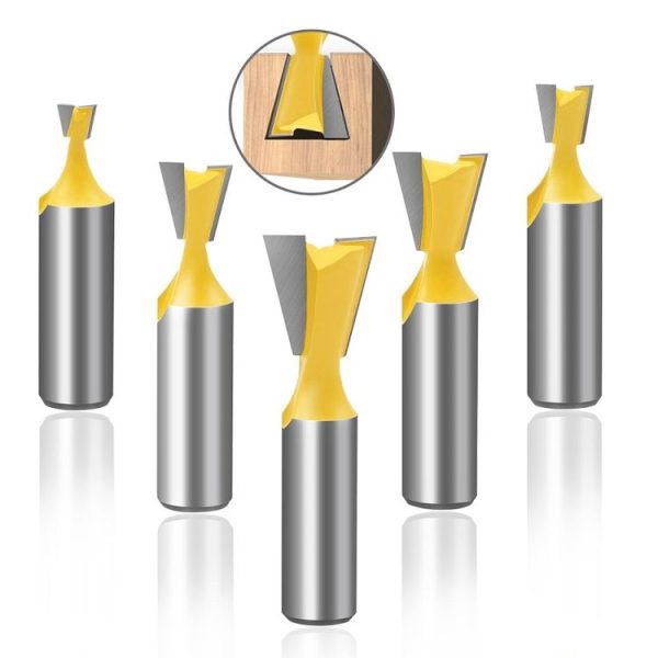 1 / 2 Handle Dovetail Cutter Wood Engraving Small Milling Cutter, Specification: 1 / 2x3 / 4mm - Image 3