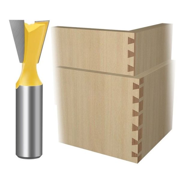 1 / 2 Handle Dovetail Cutter Wood Engraving Small Milling Cutter, Specification: 1 / 2x3 / 4mm - Image 5