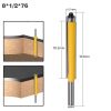 8-Handle Extended Trimming Cutter With Bearing Woodworking Line Milling Cutter, Specification: 8x1 / 2x76.2mm - Image 2