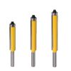 8-Handle Extended Trimming Cutter With Bearing Woodworking Line Milling Cutter, Specification: 3 PCS / Set