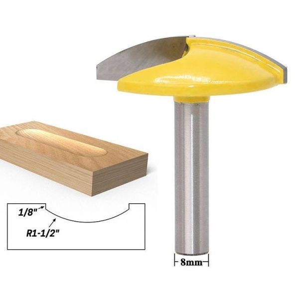 8-Handle Thin Flat-Bottomed Cutter Woodworking Milling Cutter - Image 5