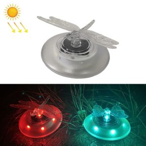 Solar Pool Floating Light Outdoor Villa Swimming Pool RGB Light Garden Grass Light (Dragonfly)