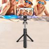 Bluetooth Black XT02 360-Degree Rotating Multi-Function Retractable Mobile Phone Selfie Stick To Shoot Live TV Drama Tripod - Image 7