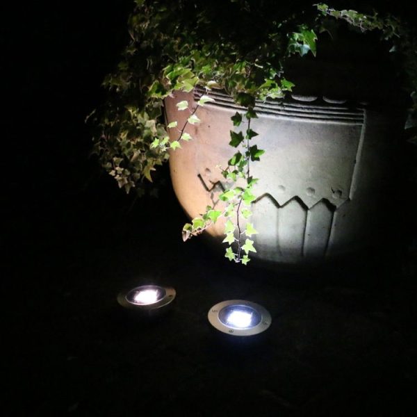 Outdoor Solar Buried Light Household Garden Grass Ground Waterproof Lamp (Warm Light) - Image 6