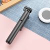 MAR-19K Dual Fill Light Selfie Stick Bluetooth Mobile Phone Lazy Bracket Tripod Desktop Live Broadcast Device (Black) - Image 2