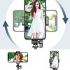 MAR-19K Dual Fill Light Selfie Stick Bluetooth Mobile Phone Lazy Bracket Tripod Desktop Live Broadcast Device (Black) - Image 5