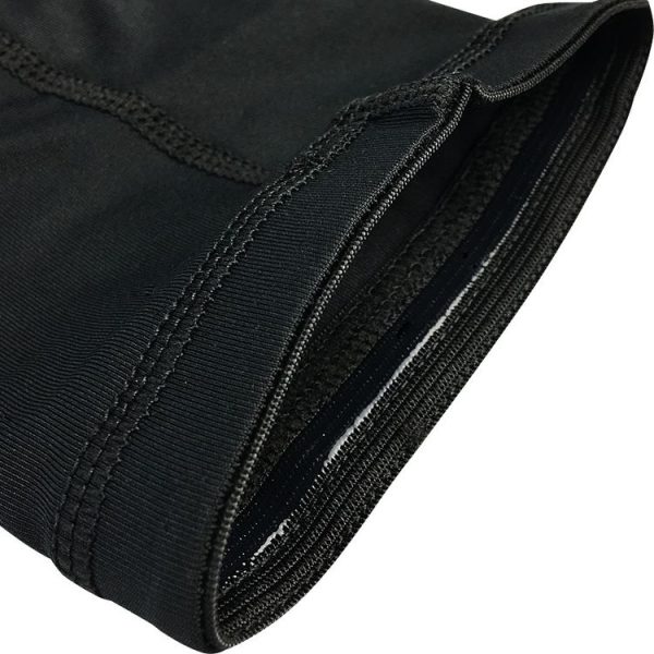 A Pair Extended Sports Knee Pads Thigh and Calf Cover Outdoor Climbing Football Basketball Riding Protective Gear, Specification: XL (Black) - Image 5