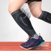 Lengthened Sports Protective Calf Cover Knitted Breathable Pressure Leg Cover Basketball Football Mountaineering Protective Gear, Specification: M (Black Gray) - Image 5