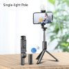 R9 Desktop Live Broadcast Photo Bluetooth Connection Bracket Rotatable Universal Tripod, Style: Single-light Pole - Image 2