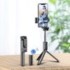 R9 Desktop Live Broadcast Photo Bluetooth Connection Bracket Rotatable Universal Tripod, Style: Lightless Pole