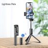 R9 Desktop Live Broadcast Photo Bluetooth Connection Bracket Rotatable Universal Tripod, Style: Lightless Pole - Image 2