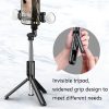 R9 Desktop Live Broadcast Photo Bluetooth Connection Bracket Rotatable Universal Tripod, Style: Lightless Pole - Image 4