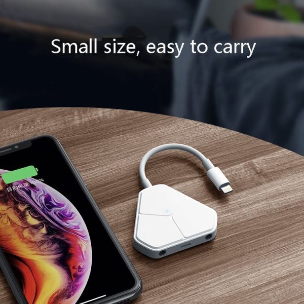 Xiaotian 5 In 1 Sound Card Adapter Microphone Phone Universal Adapter, Style: MINI Sound Card+Monitor Headset+Microphone - Image 5