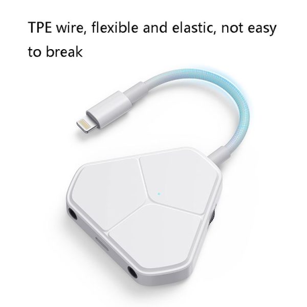Xiaotian 5 In 1 Sound Card Adapter Microphone Phone Universal Adapter, Style: MINI Sound Card+Monitor Headset+Microphone - Image 6