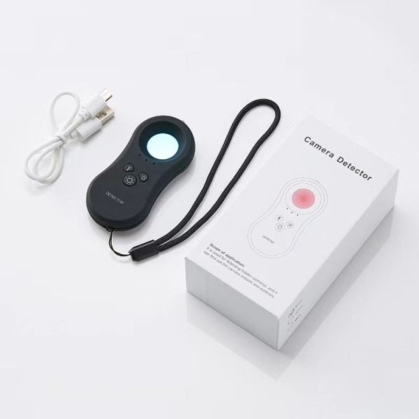 D12 Anti-Candid Camera Detection Equipment Hotel Travel Room Anti-Surveillance Camera Infrared Detector (White) - Image 4
