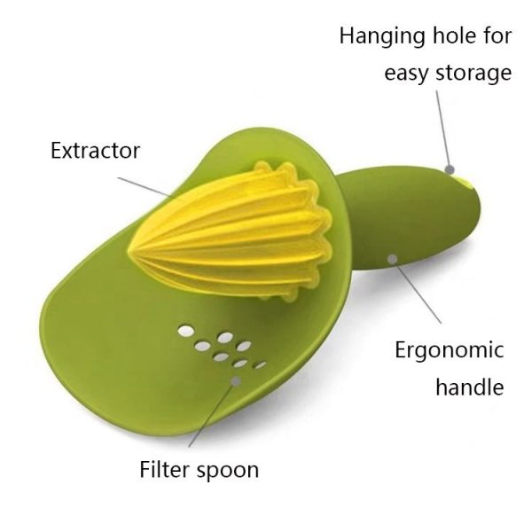 Manual Fruit Lemon Juicer Kitchenware (Dark Grey) - Image 4