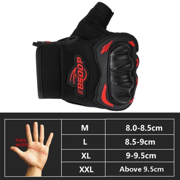 BSDDP A010B Summer Half Finger Cycling Gloves Anti-Slip Breathable Outdoor Sports Hand Equipment, Size: XXL (Orange) - Image 7