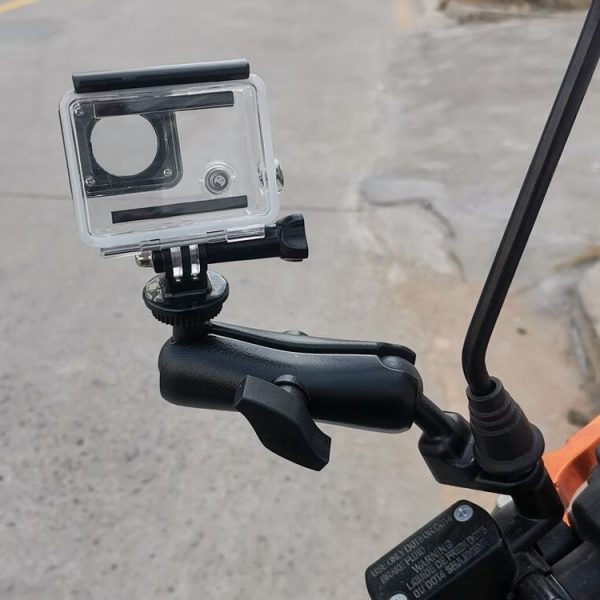Motorcycle Riding Recorder Bracket Camera Holder, Style: KZ05 + KL04 + KD05 - Image 6
