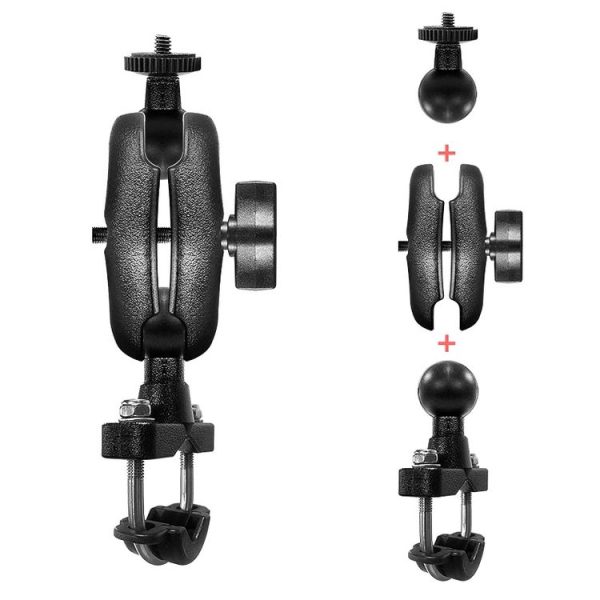 Motorcycle Riding Recorder Bracket Camera Holder, Style: KZ05 + KL04 + KD02