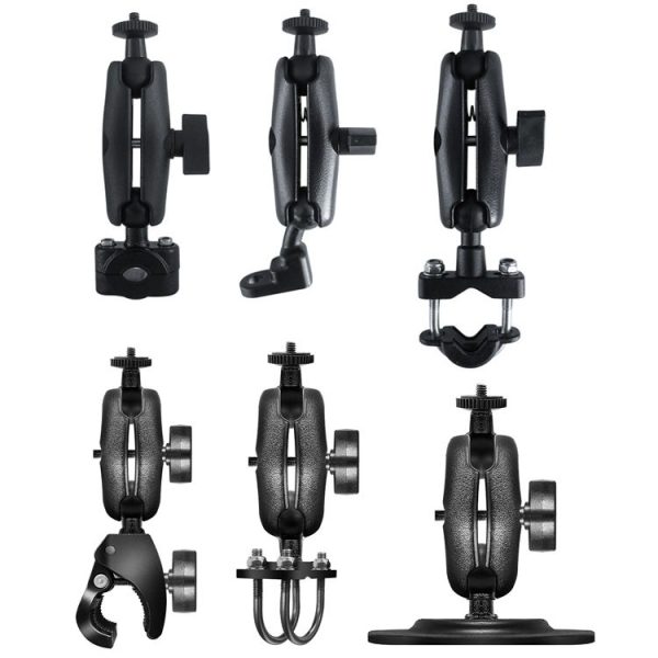 Motorcycle Riding Recorder Bracket Camera Holder, Style: KZ05 + KL04 + KD02 - Image 2