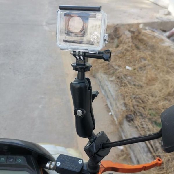 Motorcycle Riding Recorder Bracket Camera Holder, Style: KZ05 + KL04 + KD02 - Image 4