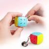 2 PCS Mini Keychain Magic Cube Decompression Toy Pyramid Keychain - Image 4