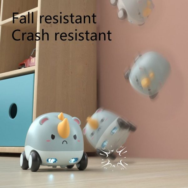 Cartoon Cute Pet Pull Back Car Children Mini Puzzle Inertia Car Toy (Bee) - Image 4