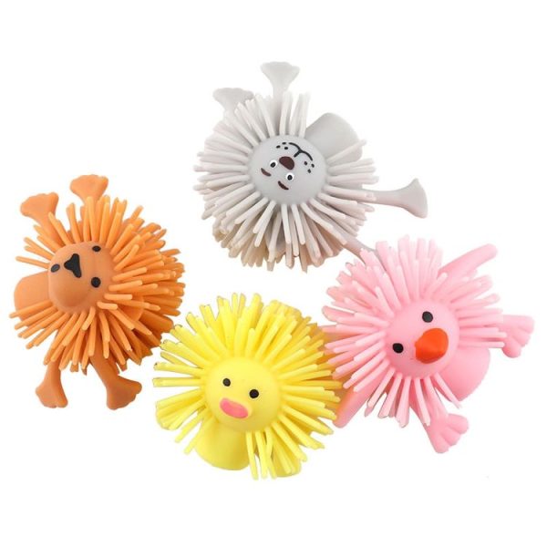 20 PCS TPR Small Animal Finger Doll Soft Rubber Kindergarten Hand Puppet Toys, Random Color and Style Delivery - Image 2