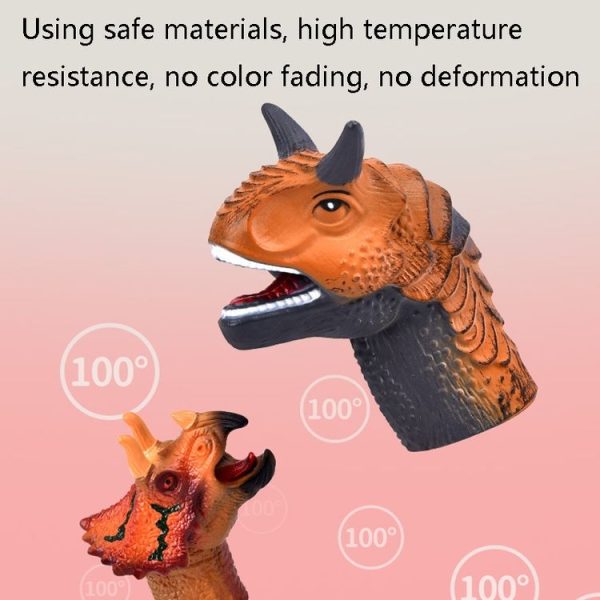 Children Early Education Finger Doll Set Animal Parent-Child Interactive Puppet Toy (KB08 Snow Baby) - Image 6