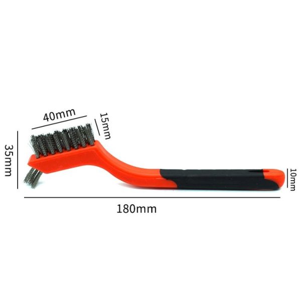 Stainless Steel Wire 7 inch Industrial Cleaning Brush Mini Refractor Cleaning Gap Brush - Image 3