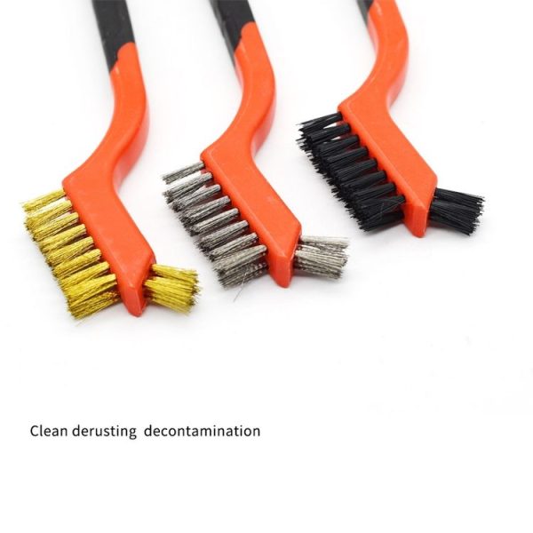 Stainless Steel Wire 7 inch Industrial Cleaning Brush Mini Refractor Cleaning Gap Brush - Image 4